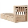 vidaXL Bed Frame without Mattress 90x190 cm Single Solid Wood Pine