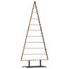 vidaXL Metal Christmas Tree with Stand Black 210 cm Steel