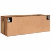 vidaXL Wall Cabinet Old wood 100 x 36.5 x 35 cm Engineered wood
