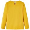 Kids' T-shirt with Long Sleeves Ochre 116