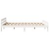 vidaXL Bed Frame without Mattress White 140x200 cm Solid Wood Pine
