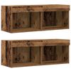 vidaXL TV Cabinet Set Wall-mounted 8 pcs Old wood Engineered wood