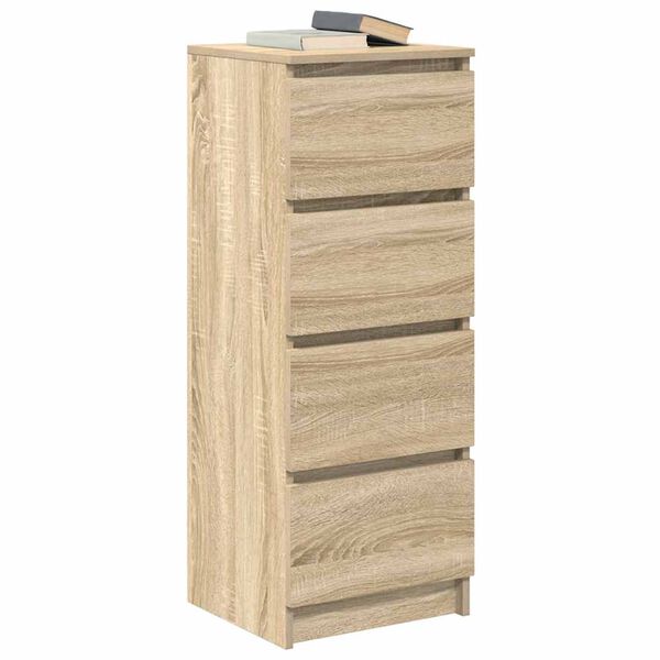vidaXL Sideboard Sonoma Oak 37.5x35x99 cm Engineered Wood