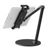 ErgoLine Adjustable Tablet Stand with Round Foot Aluminium