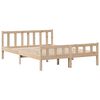 vidaXL Bookcase Bed without Mattress 160x200 cm Solid Wood Pine