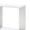 vidaXL Corner Bookcase 5-Tier White 50x50x179 cm Engineered Wood