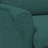 vidaXL Armchair Dark green 76 x 94 x 102 cm Fabric