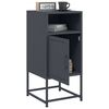 vidaXL Bedside Cabinet Anthracite 36x39x78 cm Steel