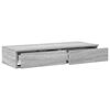 vidaXL Bed Drawers Grey Sonoma 90 x 36.5 x 16.5 cm Engineered Wood