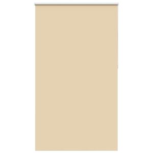 vidaXL Roller Blind Blackout Beige 120x210 cm Fabric Width 116.6 cm Polyester