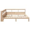 vidaXL Bookcase Bed without Mattress 180x200 cm Super King Solid Wood Pine