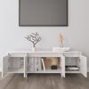vidaXL TV Cabinet High Gloss White 120x30x40.5 cm Engineered Wood