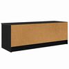 vidaXL TV Cabinet Black Oak 102 x 35 x 36.5 cm Engineered Wood