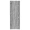 vidaXL Book Cabinet Grey Sonoma 67x24x161 cm Engineered Wood