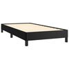 vidaXL Bed Frame without Mattress Black 90x190 cm Single Single Faux Leather