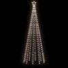 vidaXL Christmas Cone Tree Cold White 310 LEDs 100x300 cm