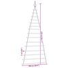 vidaXL Hanging Christmas Tree with Top Star 100x210 cm Natural Branch