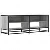vidaXL TV Cabinet Grey Sonoma 120,5x40x46 cm Engineered Wood and Metal