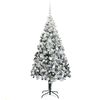vidaXL Artificial Christmas Tree with 300 LEDs with Stand Green 180 cm