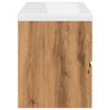 vidaXL Sink Cabinet with Built-in Basin Artisan Oak