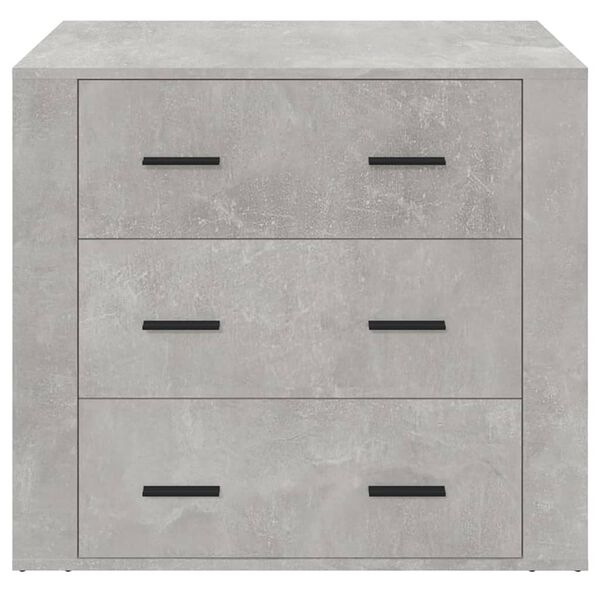 vidaXL Sideboard Concrete Grey 80x33x70 cm Engineered Wood