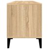 vidaXL TV Cabinet Sonoma Oak 100x34.5x44.5 cm Engineered Wood
