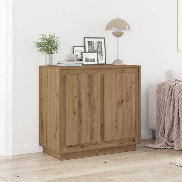 vidaXL Sideboard Artisan Oak 80 x 40 x 75 cm Engineered Wood