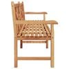 vidaXL Bench Brown 228 x 60 x 90 cm Solid Teak Wood