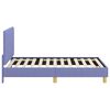 vidaXL Children's Bed Frame with Headboard Jeans Blue 80 x 160 cm