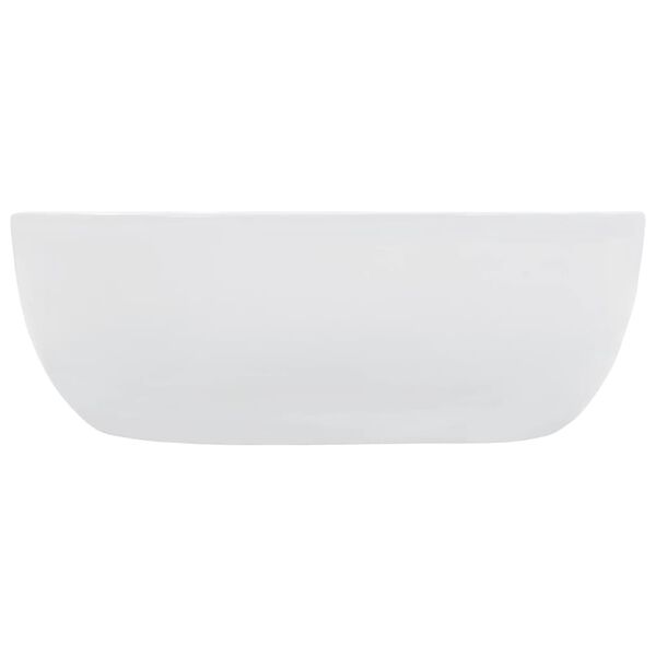 vidaXL Wash Basin 42.5x42.5x14.5 cm Ceramic White