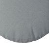 vidaXL Seat Cushions 2 pcs Light Grey &Oslash;40 x 13 cm Fabric