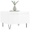 vidaXL Coffee Tables 2 pcs High Gloss White 50x46x35 cm Engineered Wood