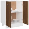 vidaXL Bottom Cabinet Lyon Brown Oak 60x46x81.5 cm Engineered Wood