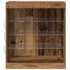 vidaXL LED Sideboard Old Wood 60.5 x 37 x 67 cm Engineered Wood