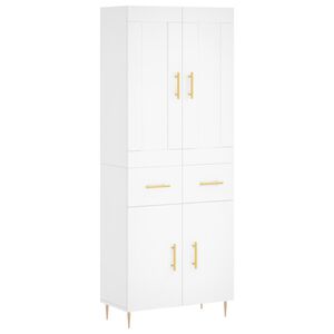 vidaXL Highboard White 69.5x34x180 cm Engineered Wood