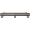 vidaXL Bed Frame without Mattress Grey Sonoma 200x200 cm