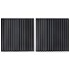 vidaXL Wall Panels 2 pcs Anthracite 60.5 x 60 cm