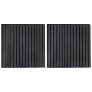 vidaXL Wall Panels 2 pcs Anthracite 60.5 x 60 cm