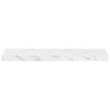 vidaXL Wall Shelf 4 pcs White Marble 90 x 23.5 x 4 cm Engineered Wood