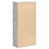 vidaXL Bookcase Concrete Grey 50x25x105 cm Engineered Wood