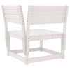 vidaXL 5 Piece Garden Lounge Set White Solid Wood Pine