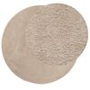 vidaXL Rug HUARTE Short Pile Soft and Washable Sand &Oslash; 120 cm