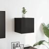 vidaXL Wall Mounted TV Cabinet High Gloss Black 30.5x30x30 cm