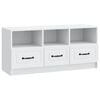 vidaXL TV Cabinet with Drawer White 102 x 34.5 x 47 cm Engineered Wood