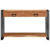 vidaXL Console Table Brown 120 x 33 x 75 cm Solid Acacia Wood