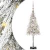 vidaXL Christmas Tree with 150 LEDs White 120 cm PE and Steel