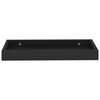 vidaXL Loggia Wall Shelves 2 pcs Black 40x15x4 cm MDF