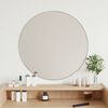 vidaXL Wall Mirror Silver Ø 60 cm Round