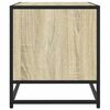 vidaXL TV Cabinet Sonoma Oak 91x40x46 cm Engineered Wood and Metal