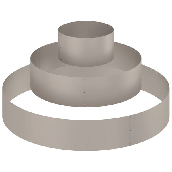 vidaXL Garden Planter Brown 120 x 120 x 20 cm Weathering Steel